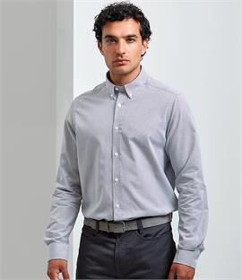 Premier Long Sleeve Striped Oxford Shirt